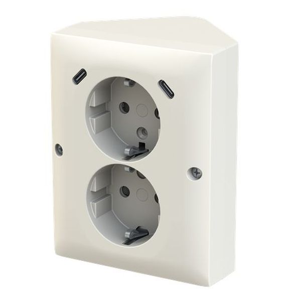 Busch-Jaeger 202EAPJB2USBC-914Safety+m.2xUSBC alpinws Doppelsteckdose SCHUKO (2TKA00006022)