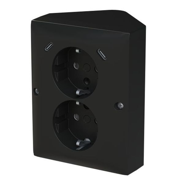 Busch-Jaeger 202EAPJB2USBC-915Safety+m.2xUSBC sw matt Doppelsteckdose SCHUKO (2TKA00006193)