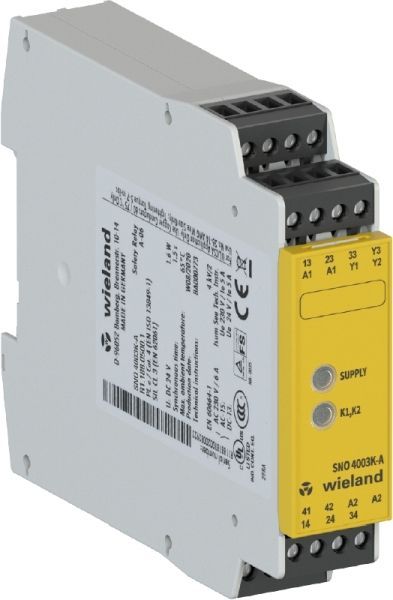 Wieland SNO4003K-A 230V AC universell Sicherheitsrelais (R1.188.0910.1)