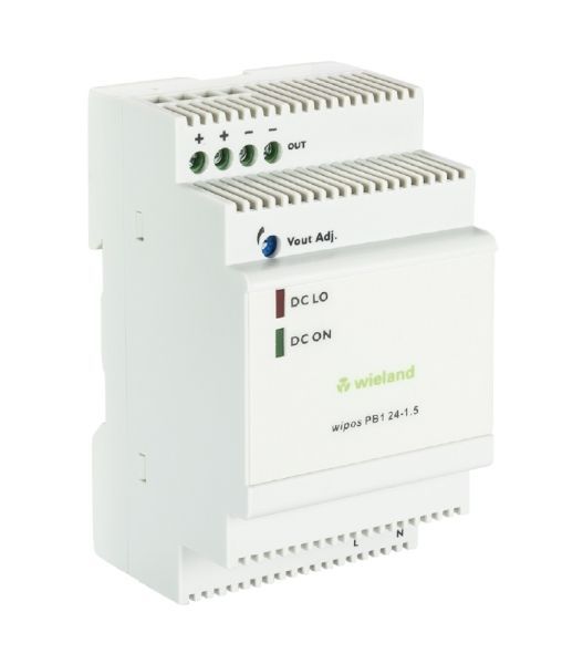 Wieland wipos PB1 24-1.5 1phasig 24VDC 1,5A Schaltnetzteil (81.000.6320.0)