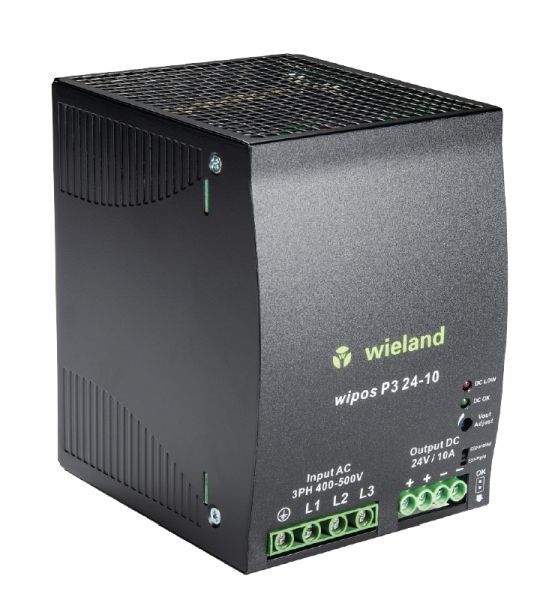 Wieland wipos P3 24-10 3phasig 24VDC 10A Schaltnetzteil (81.000.6170.0)