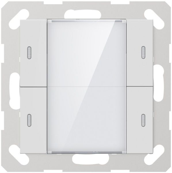 GVS ADV-04/02.1.00 2fach matt inkl. Temperat Tastsensor KNX ADVANCE+ (284112)