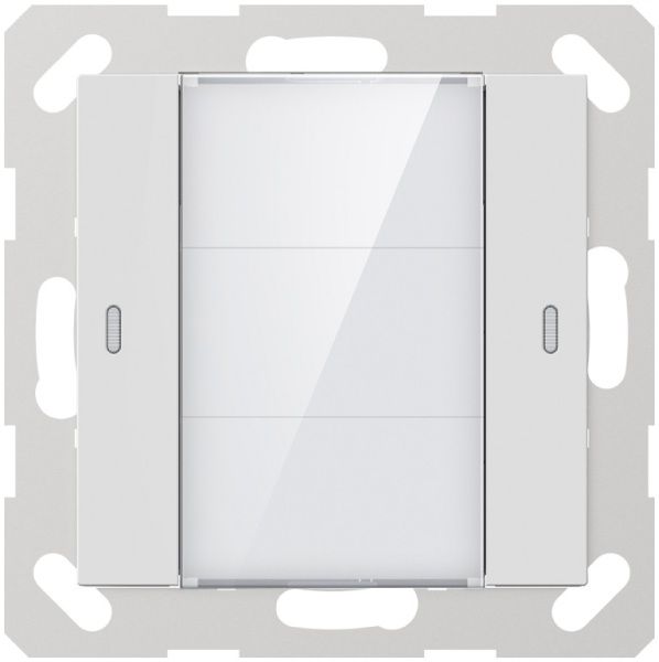 GVS ADV-02/02.2.00 1fach glänzend inkl. Temp Tastsensor KNX ADVANCE+ (284134)