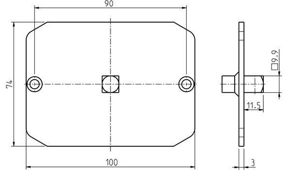 Rademacher VK 4010-MHK Adapter (93401002)