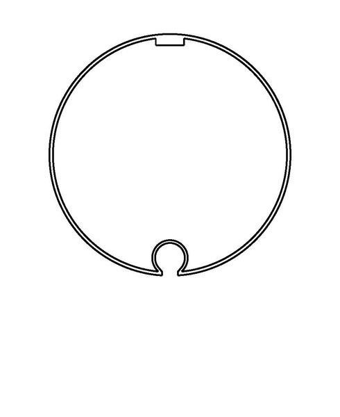 Rademacher AM60-D85R D85/60 Rundnut im Polybeutel Adapter/Mitnehmer (93850140)