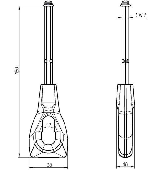 Rademacher 96000034 lang ca. 270mm Öse (96000034)