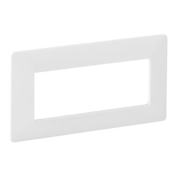 Legrand VLIFE +Tragr. 5fach ultraweiss Rahmen (754006)