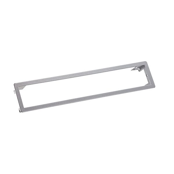 Bachmann Power Frame 6fach silbergrau RAL9006 Einbaurahmen (317.007)