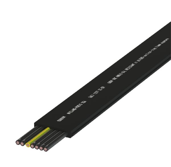 Wieland XLPE 7G4 schwarz Flachleitung (00.729.0504.1) Wieland XLPE 7G4 schwarz Flachleitung (00.729.0504.1)