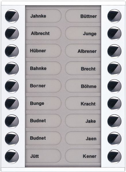 TCS PET18-WS/04 für PES 18 Tasten AP weiss Audio Aussenstation-Erweiterung (PET18-WS/04) TCS PET18-WS/04 für PES 18 Tasten AP weiss Audio Aussenstation-Erweiterung (PET18-WS/04)