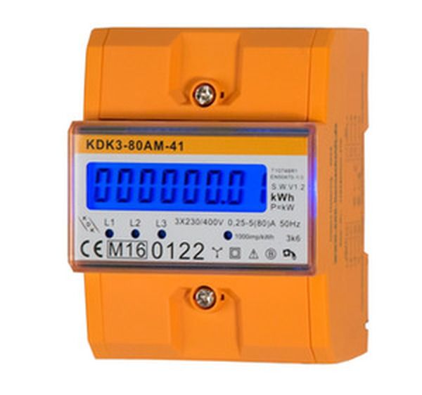 KDK 5/80A fabrikneu nicht geeicht elektronischer Drehstromzähler (420580-4TE)