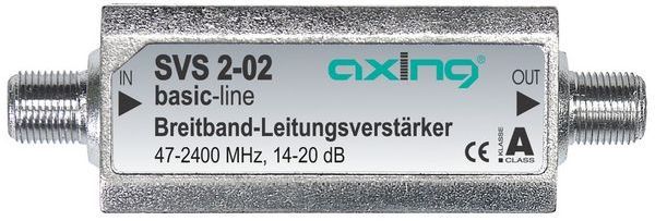 Axing SVS 2-02 mit Entzerrung 14-20 dB 47-22 Satelliten-Leitungsverstärker (SVS00202)