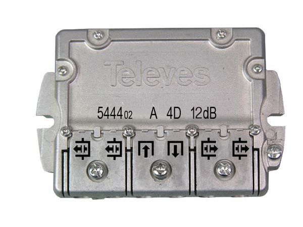 TELEVES EFA412 4fach 5-2400MHz AD 12dB Easy-F Abzweiger (544402) TELEVES EFA412 4fach 5-2400MHz AD 12dB Easy-F Abzweiger (544402)