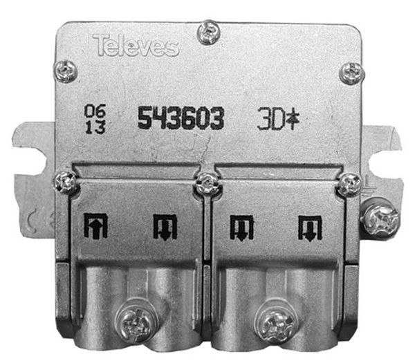 TELEVES EFV3N 3fach 5-2400MHz VD 8dB DC A->E Easy-F Verteiler (543603) TELEVES EFV3N 3fach 5-2400MHz VD 8dB DC A->E Easy-F Verteiler (543603)