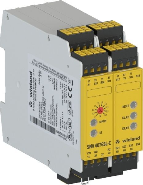 Wieland SNV4076SL-C 30S DC 24V Überwachungsrelais (R1.188.2080.0)