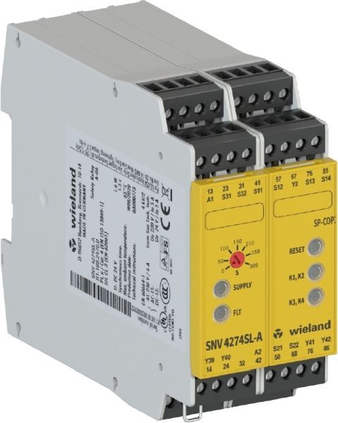 Wieland SNV4274SL-A 3S DC 24V Überwachungsrelais (R1.188.2470.0)