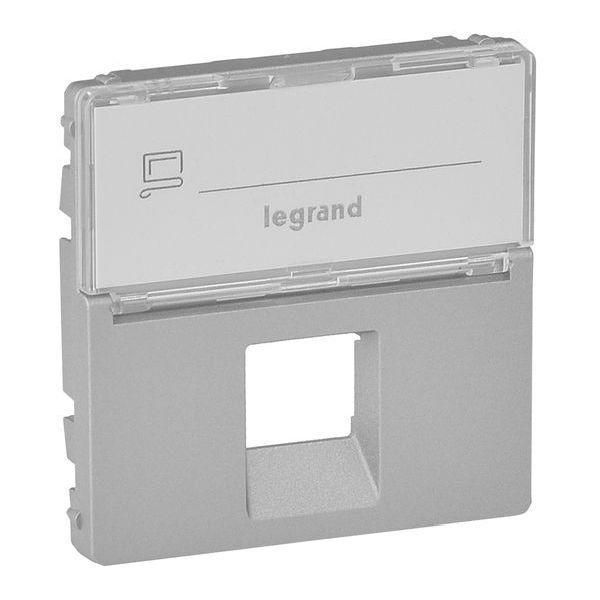 Legrand 755472 VLIFE RJ11/RJ45 BF 1F AL Abdeckung (755472)