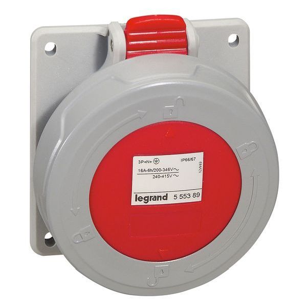 Legrand 555389 5P 16A 415V rot IP67 CEE-Steckdose (555389)