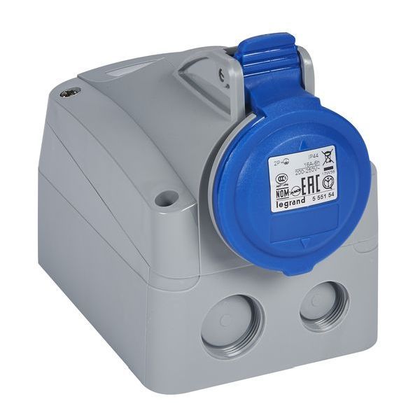 Legrand 555154 AP 3P 16A 230V BL IP44 CEE-Steckdose (555154)