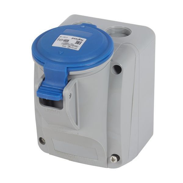 Legrand 555156 AP 5P 16A 230V BL IP44 CEE-Steckdose (555156)