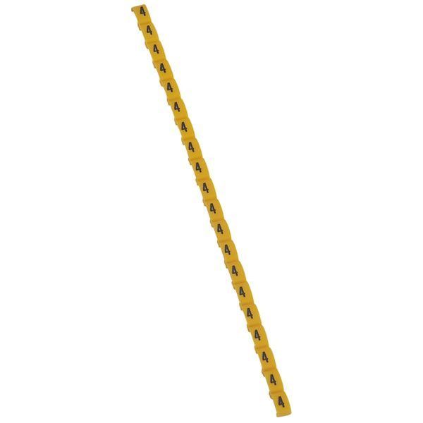 Legrand 038404 DUPLIX gelb 4" Etiketten (038404)"