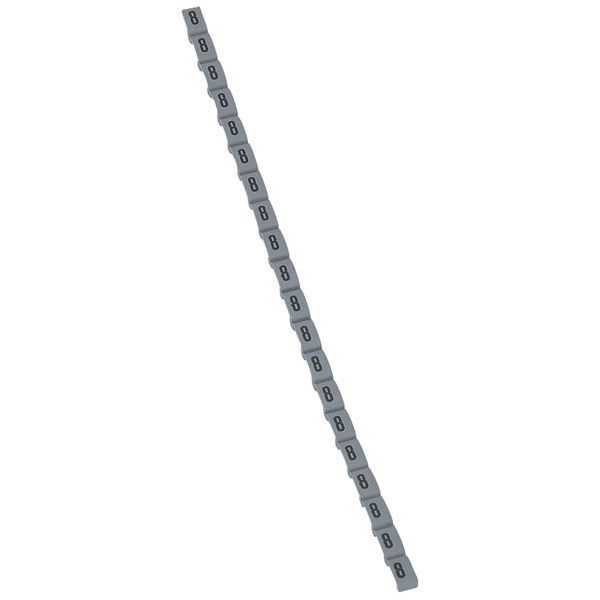 Legrand 038408 DUPLIX grau 8" Etiketten (038408)"