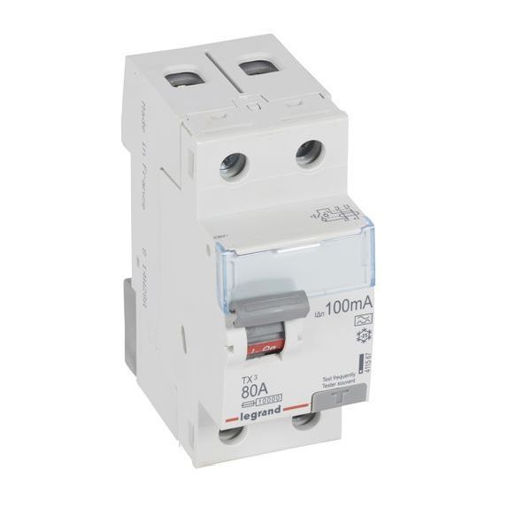Legrand 411567 TX3 80A 2P 100MA A FI-Schutzschalter (411567)