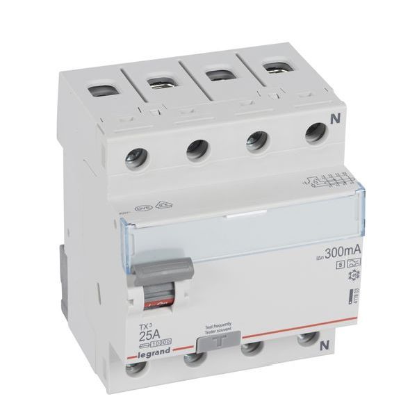 Legrand 411803 TX3 25A 4P 300MA A-S FI-Schutzschalter (411803)