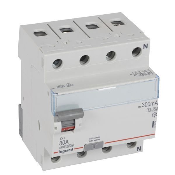Legrand 411806 TX3 80A 4P 300MA A-S FI-Schutzschalter (411806)