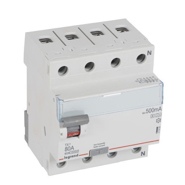 Legrand 411809 TX3 80A 4P 500MA A-S FI-Schutzschalter (411809)