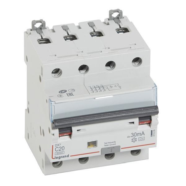 Legrand 411235 DX3 C20A 4P 6KA 30MA A FI/LS-Schalter (411235)