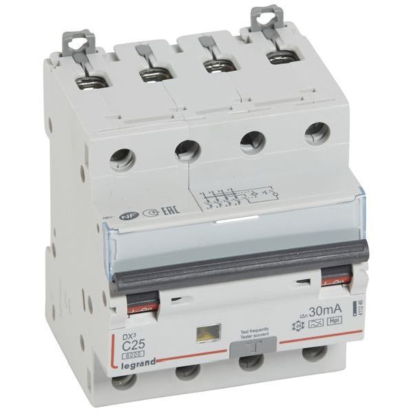 Legrand 411246 DX3 C25 4P 6KA 30MA A-HPI FI/LS-Schalter (411246)