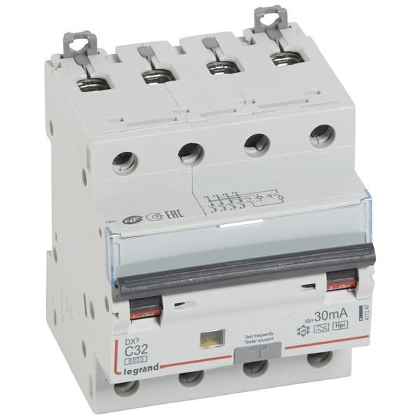 Legrand 411247 DX3 C32 4P 6KA 30MA A-HPI FI/LS-Schalter (411247)
