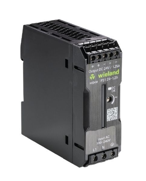 Wieland wipos PS1 24-1,25 1phasig 24VDC 1,25A Schaltnetzteil (81.000.6510.0)