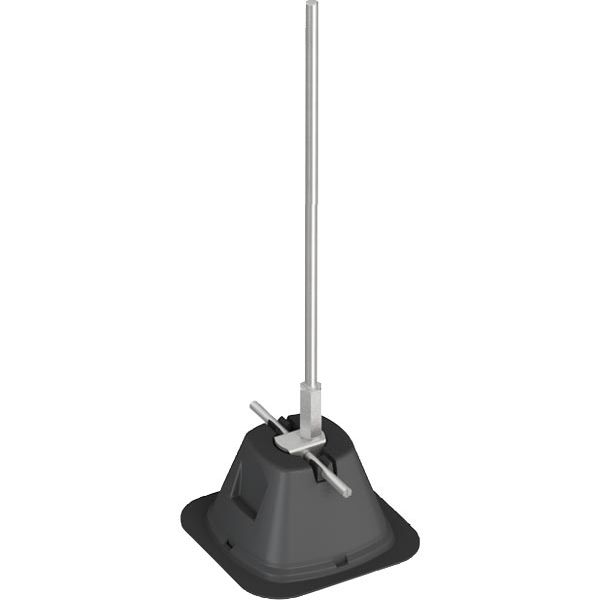 Pröpster mit Sockel Alu 10mm 1,0m 2 kg Fangspitze (103 125)