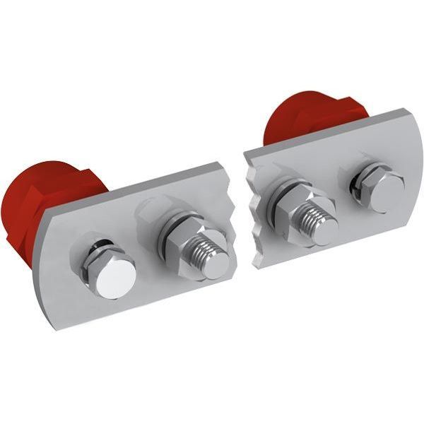 Pröpster V2A 2x Isolatoren 10x Anschlüsse M10 Potentialausgleichsschiene (910 302)