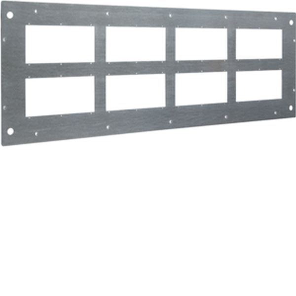 Hager FZ883WF geschlitzt 850x400mm Deckblech (FZ883WF)
