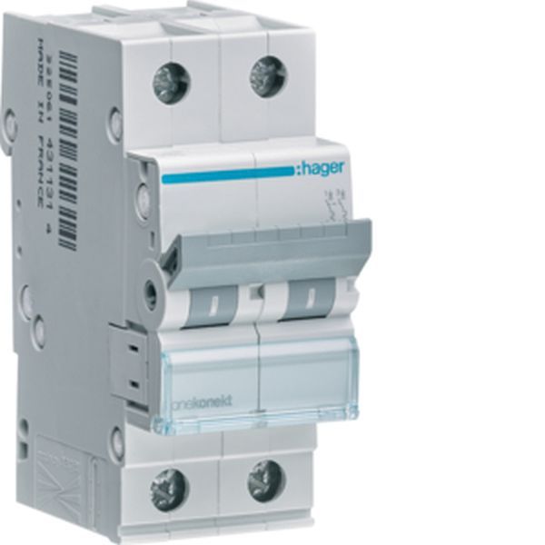 Hager MCN263 2polig C63A 6kA 2M Leitungsschutzschalter (MCN263)