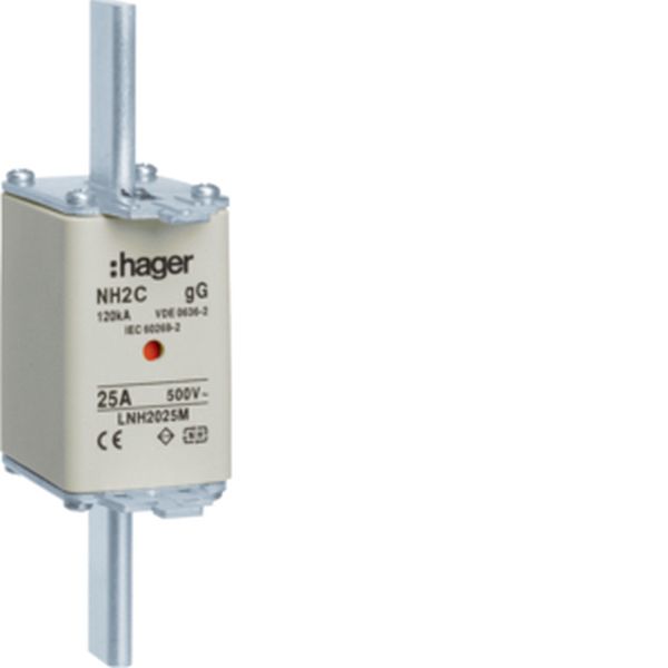 Hager LNH2025M NH2C gG 500V 25A K-Melder NH-Sicherungseinsatz (LNH2025M)