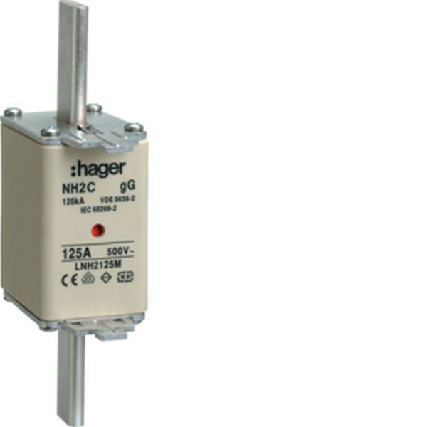 Hager LNH2125M NH2C gG 500V 125A K-Melder NH-Sicherungseinsatz (LNH2125M)