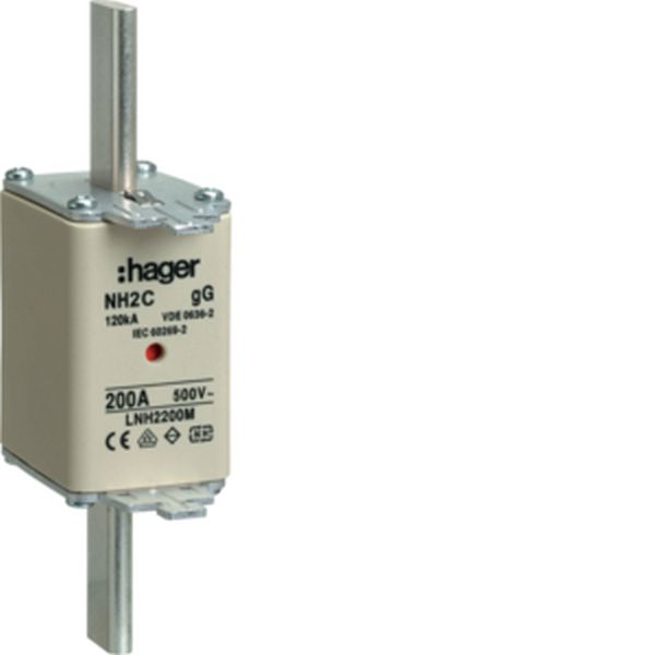 Hager LNH2200M NH2C gG 500V 200A K-Melder NH-Sicherungseinsatz (LNH2200M)