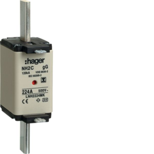 Hager LNH2224MK NH2C gG 500V 224A Iso-Griff NH-Sicherungseinsatz (LNH2224MK)