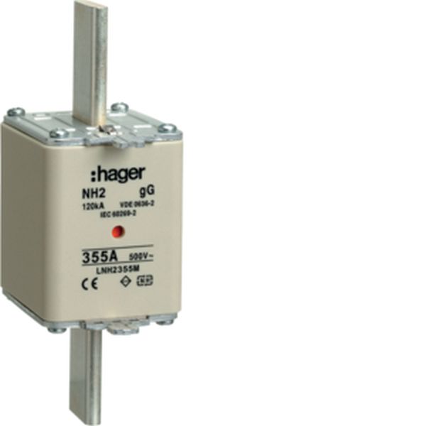Hager LNH2355M NH2 gG 500V 355A K-Melder NH-Sicherungseinsatz (LNH2355M)