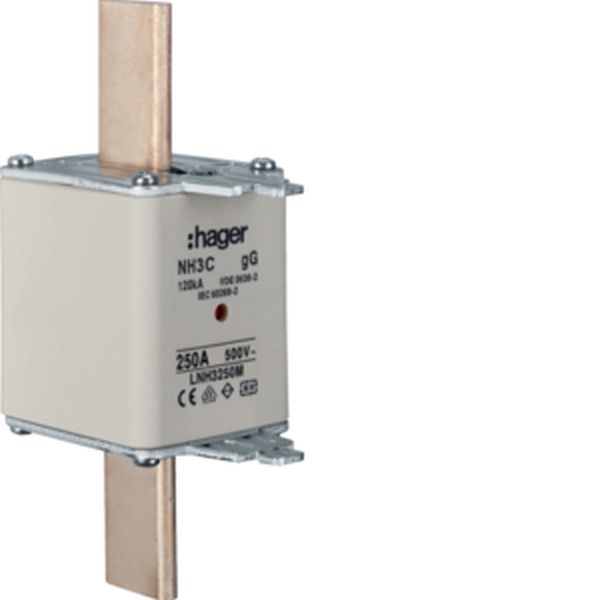 Hager LNH3250M NH3C gG 500V 250A K-Melder NH-Sicherungseinsatz (LNH3250M)