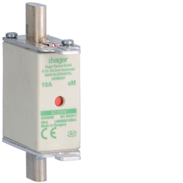 Hager LNH000010M6A NH000 aM 690V 10A K-Melder NH-Sicherungseinsatz (LNH000010M6A)
