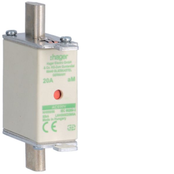 Hager LNH000020M6A NH000 aM 690V 20A K-Melder NH-Sicherungseinsatz (LNH000020M6A)