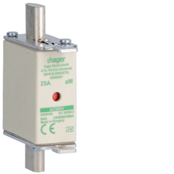 Hager LNH000025M6A NH000 aM 690V 25A K-Melder NH-Sicherungseinsatz (LNH000025M6A)