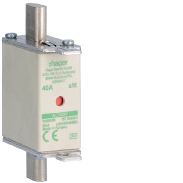 Hager LNH000040M6A NH000 aM 690V 40A K-Melder NH-Sicherungseinsatz (LNH000040M6A)