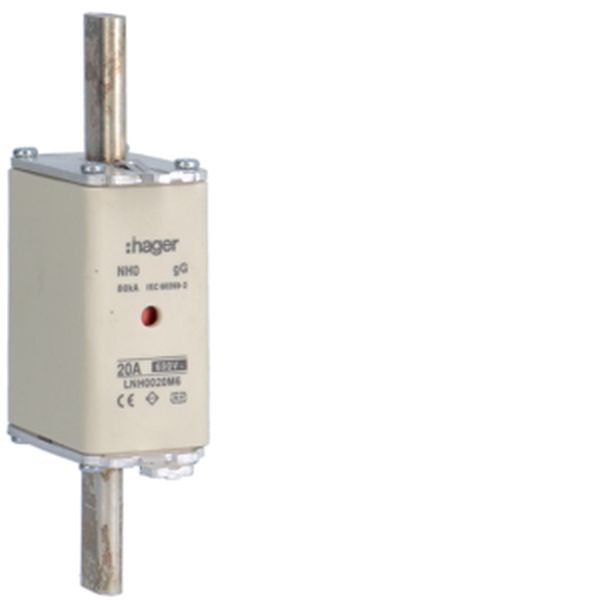 Hager LNH0020M6 NH0 gG 690V 20A K-Melder NH-Sicherungseinsatz (LNH0020M6)