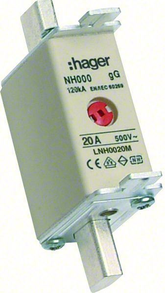 Hager LNH0020M6A NH0 aM 690V 20A K-Melder NH-Sicherungseinsatz (LNH0020M6A)